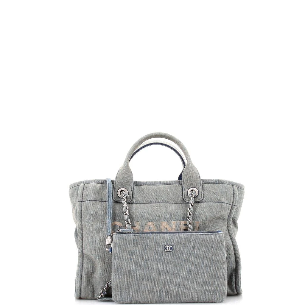 Chanel Deauville NM Tote Denim Small 2
