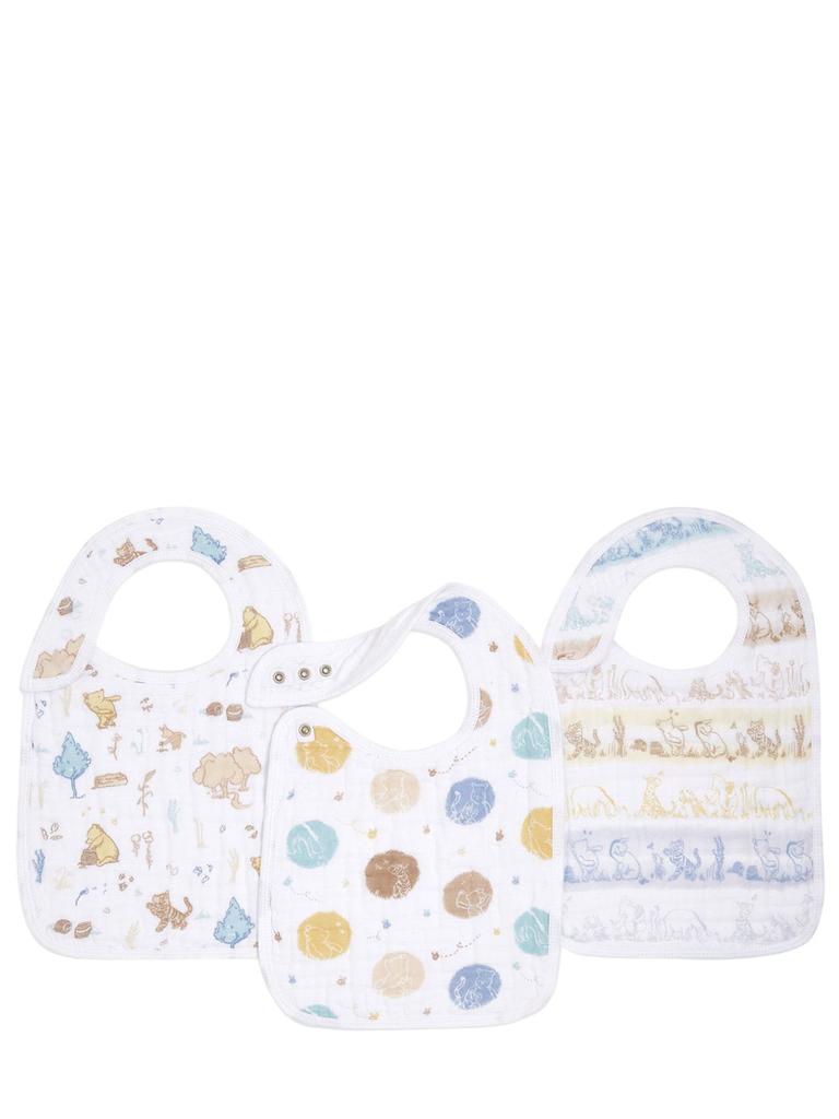 ADEN + ANAIS Set Of 3 Disney Print Cotton Muslin Bibs