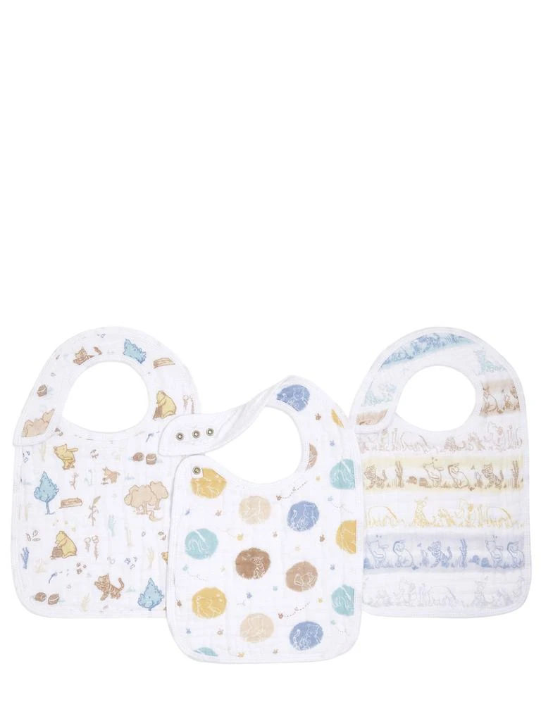 ADEN + ANAIS Set Of 3 Disney Print Cotton Muslin Bibs 1