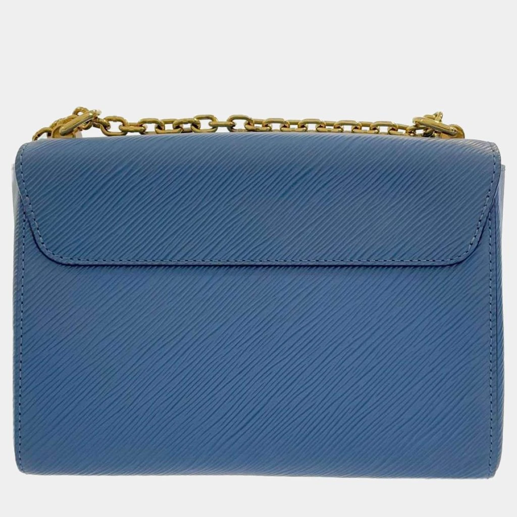 Louis Vuitton Louis Vuitton Blue Epi Leather Twist MM Shoulder Bag 5