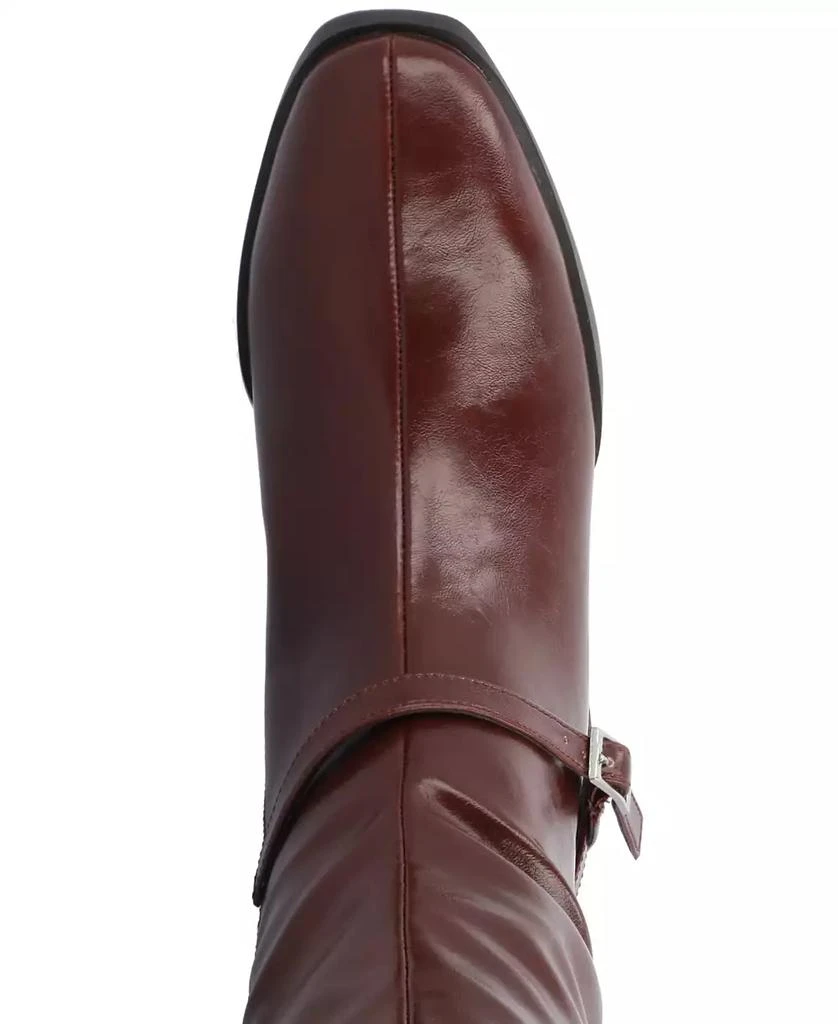 Journee Collection Women's Rhianah Wide Width Block Heel Knee High Riding Boots 4