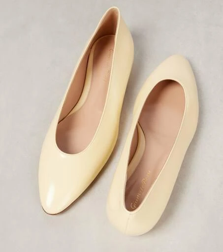 Gianvito Rossi Amelia 15 leather ballet flats 5