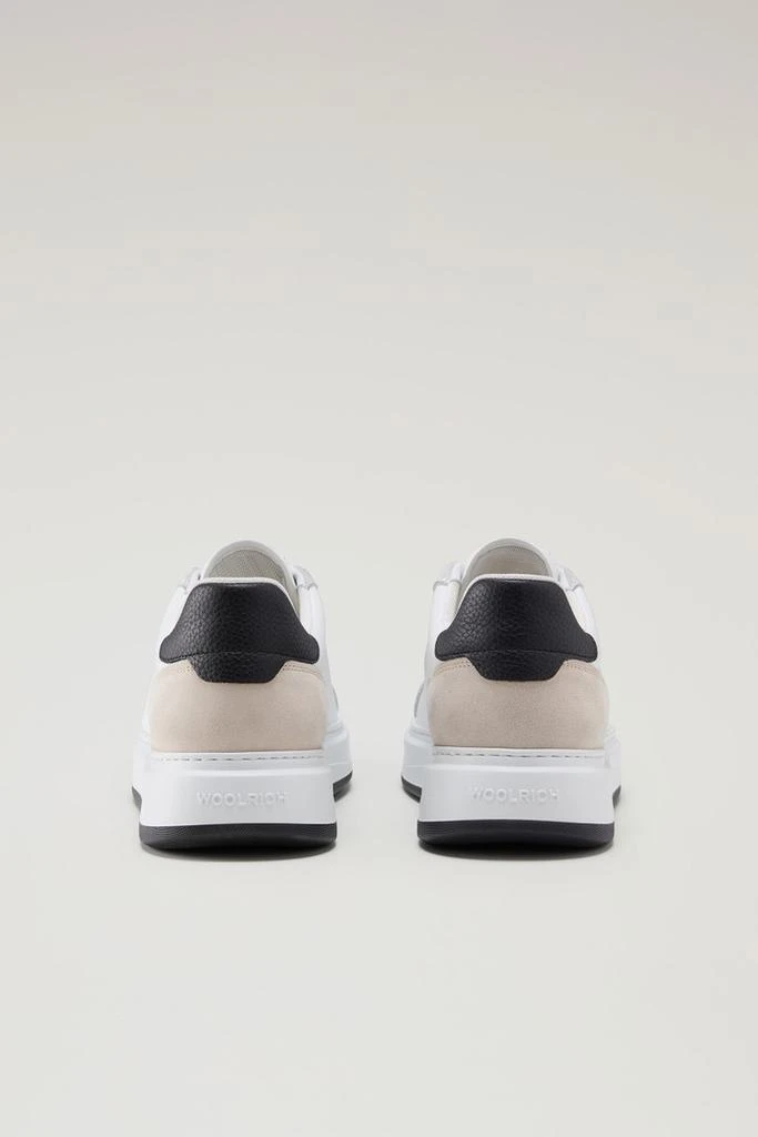 WO-FOOTWEAR Sneakers Arrow in Leather with Suede Inserts - Men - Blue 3