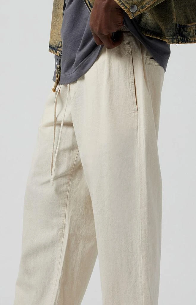 PacSun Cream Linen Pants 5