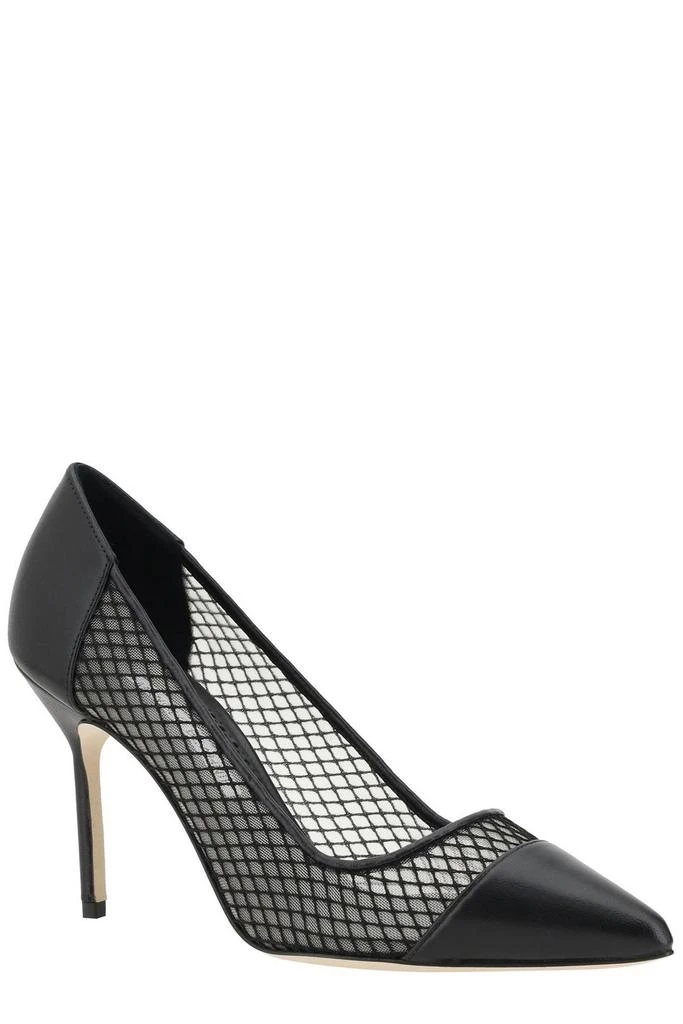 Manolo Blahnik Manolo Blahnik Capcour Mesh-Panelled Pumps 2