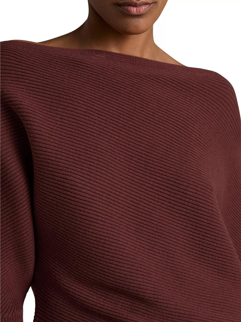 REISS Lorna One-Shoulder Sweater 6