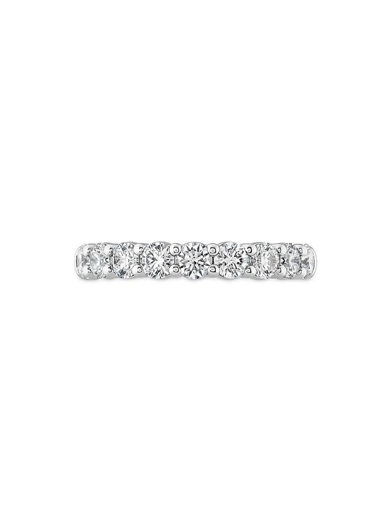 Hearts On Fire Signature 18K White Gold 
0.46-0.56 TCW Diamond 9-Stone Band 1