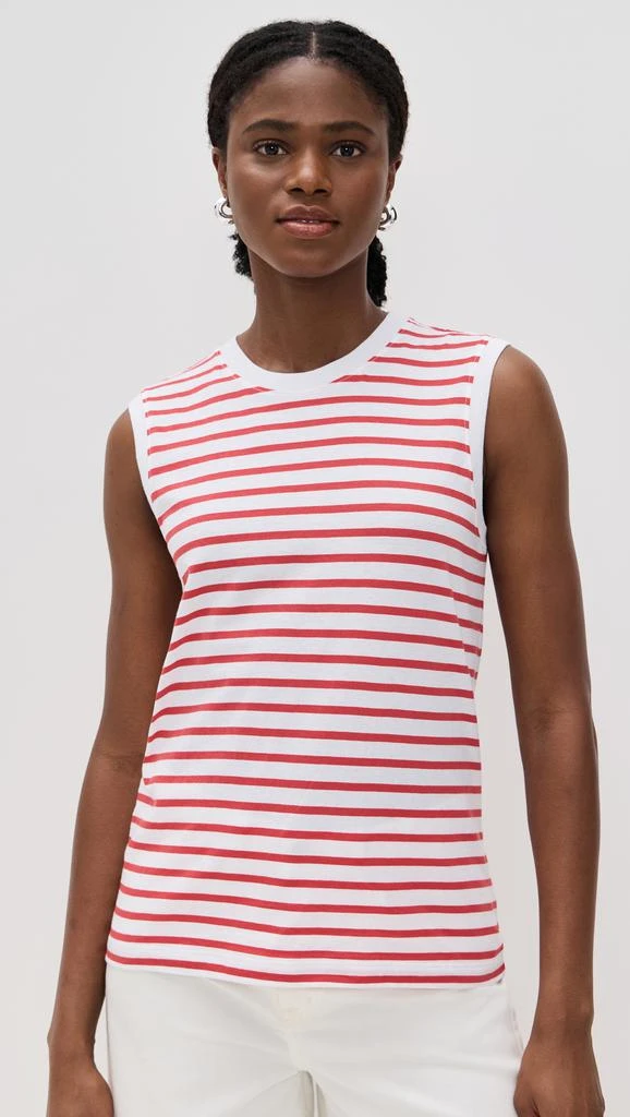 ATM Anthony Thomas Melillo Stripe Classic Jersey Sleeveless Boy Tee 6