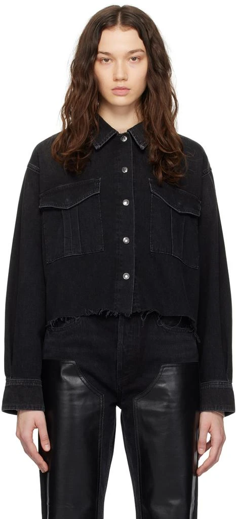 AGOLDE Black Nyx Denim Shirt 1
