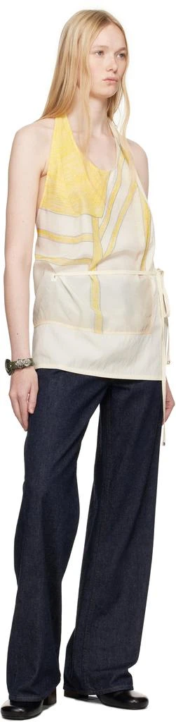 Toga Pulla Khaki Motif Leather Bracelet 4