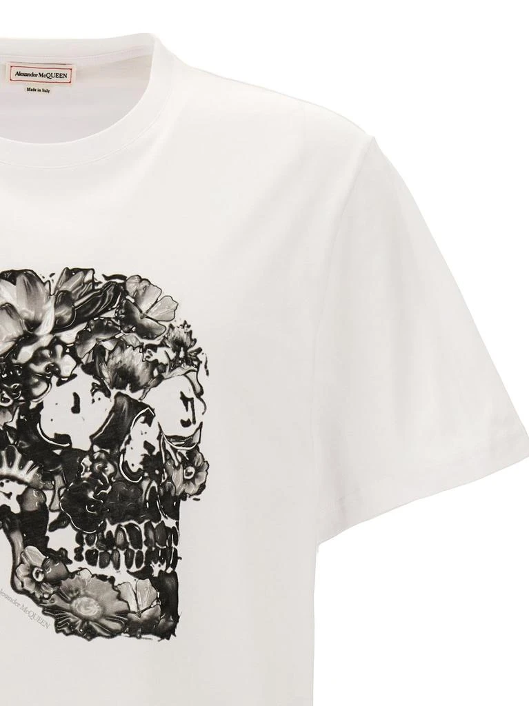 Alexander McQueen Alexander McQueen Skull Printed Crewneck T-Shirt 3