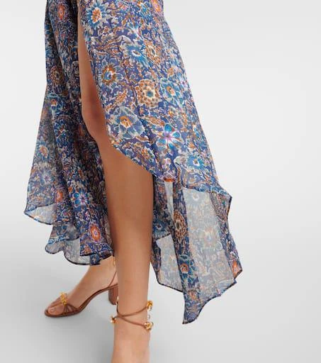 VERONICA BEARD Dovima floral silk midi dress 6