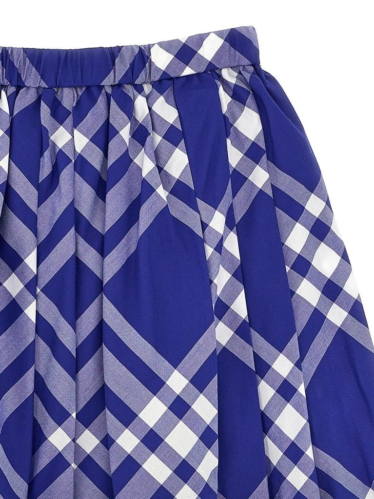 Burberry Burberry Kids Mid-Rise Checked Pleated Mini Skirt 3
