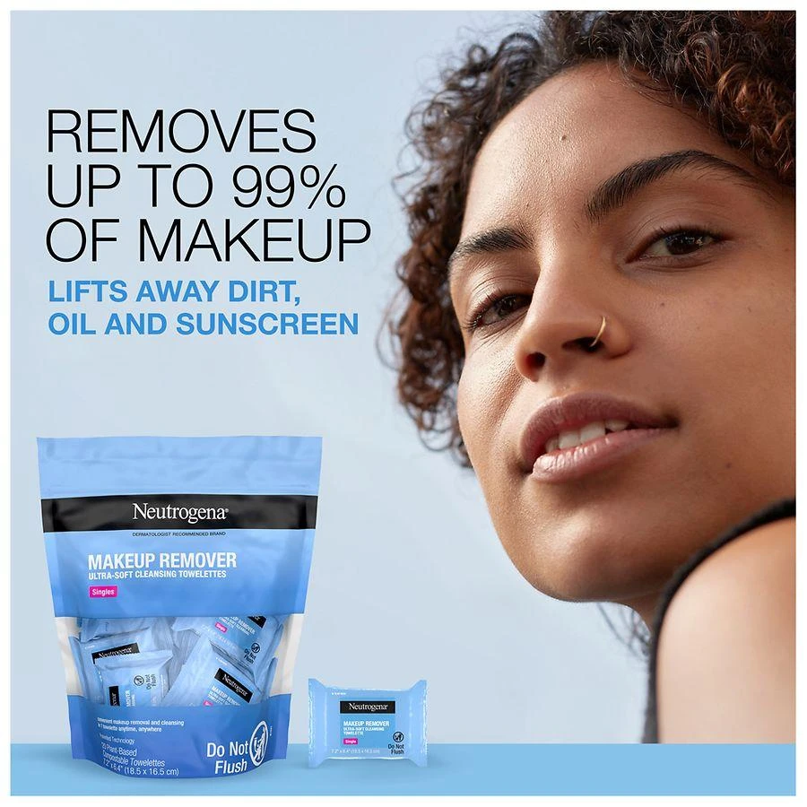 Neutrogena Cleansing Makeup Remover Wipes, Individually Wrapped Unspecified 7