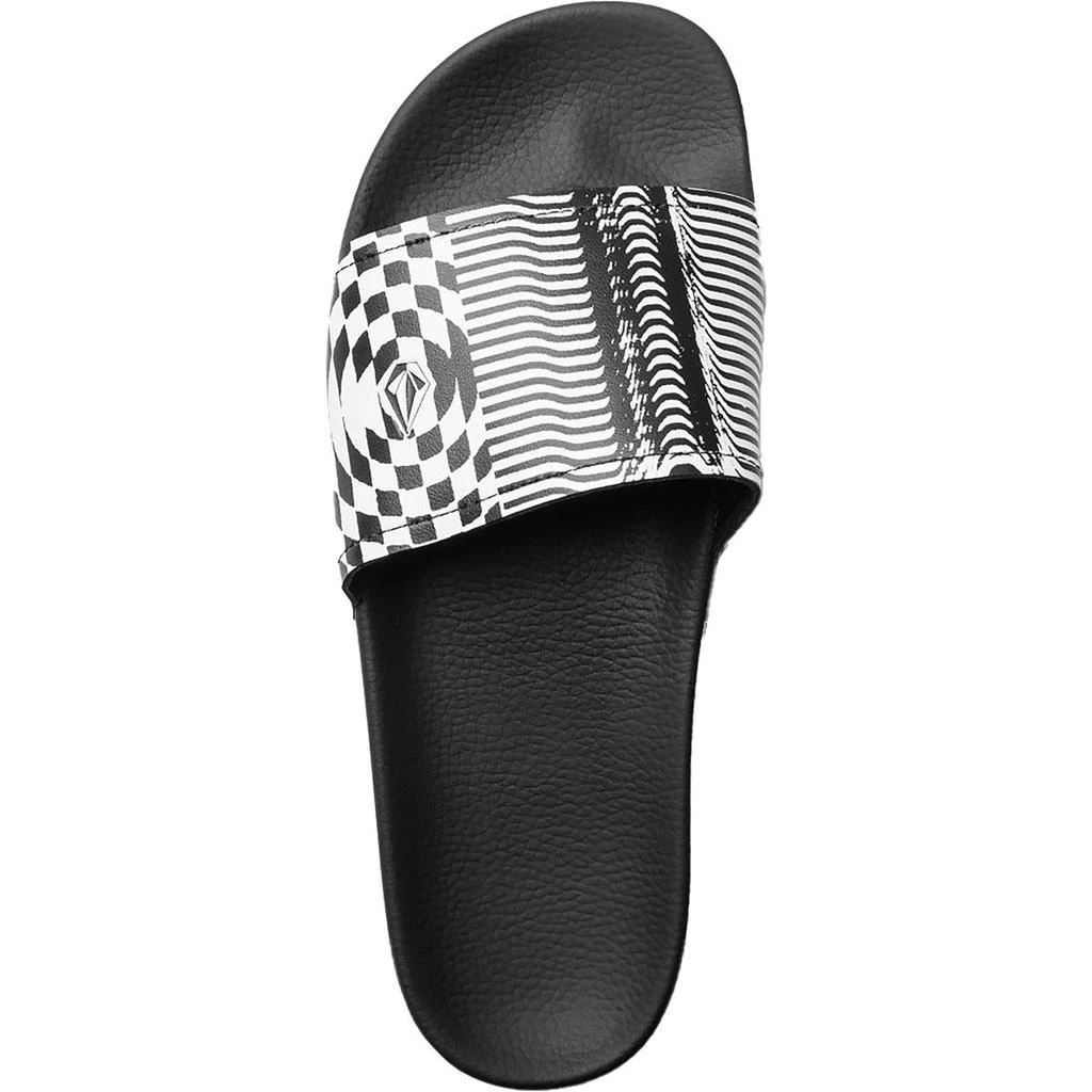 Volcom Dont Trip Mens Printed Man Made Slide Sandals 3