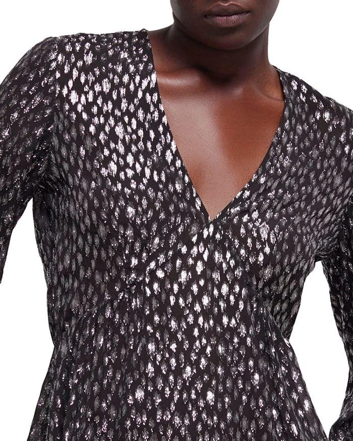 The Kooples Sparkling Leopard Print Blouse 5