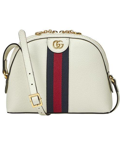 Gucci Gucci Ophidia Bag White Leather and Sherry Model 719881 DJ2DG 8454