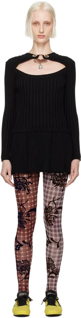 CHOPOVA LOWENA Black Darlene Sweetheart Mini Dress 1