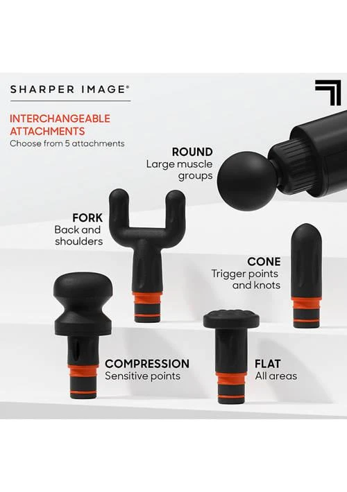 Sharper Image Image Power Boost Deep Tissue Percussion Massager 3