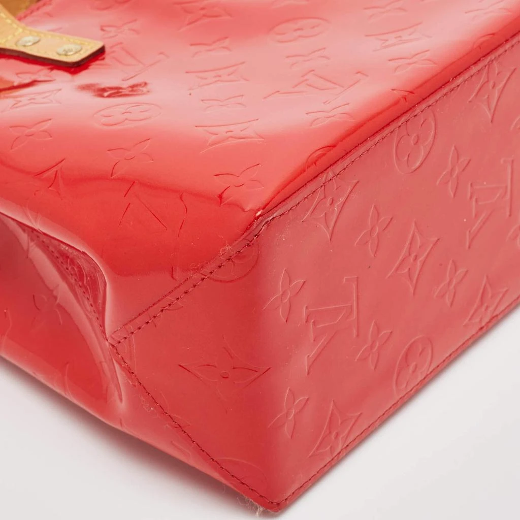 Louis Vuitton Louis Vuitton Red Monogram Vernis Reade PM Bag 13