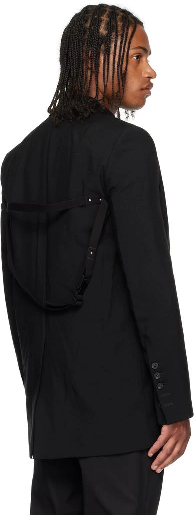 Rick Owens Black Concordians Wool Blazer 3