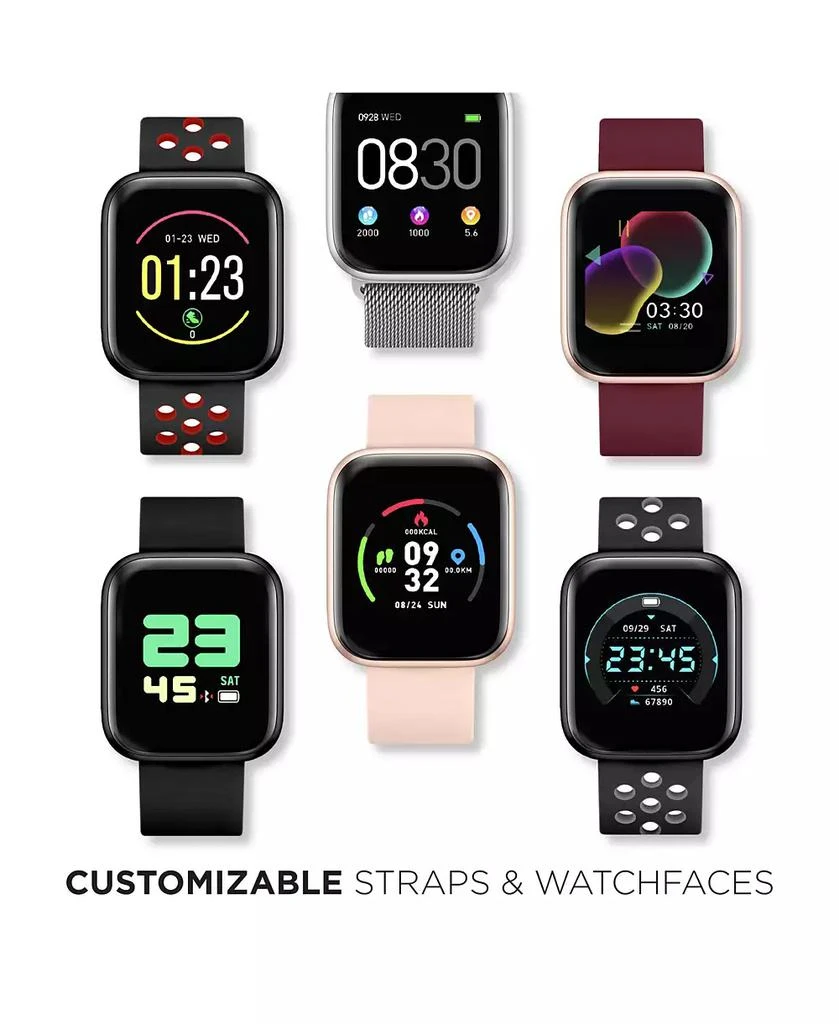 iTouch Air 3 Unisex Heart Rate Merlot Strap Smart Watch 5