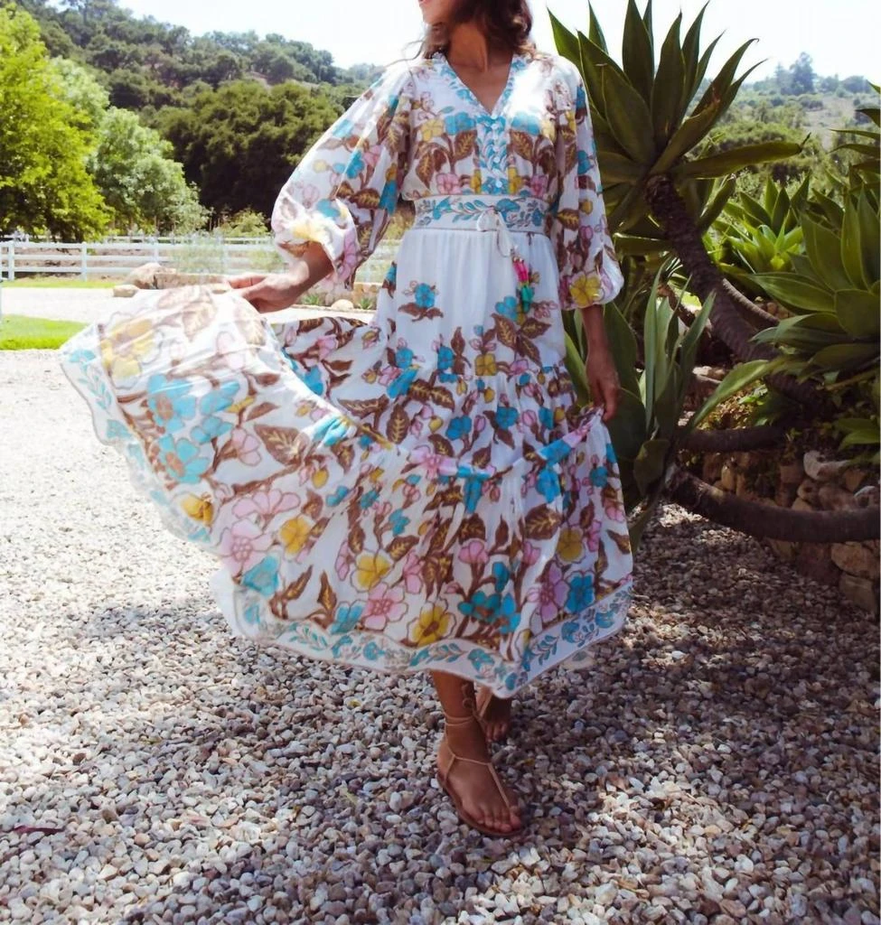 chinese dress ladies Heather Ruffled Maxi Dress