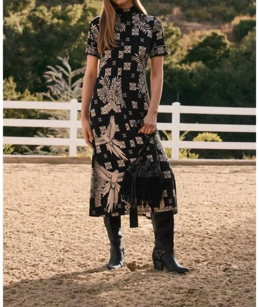 knee length dresses for ladies Jane Mini Dress in Multi – Worth Collective main image 0