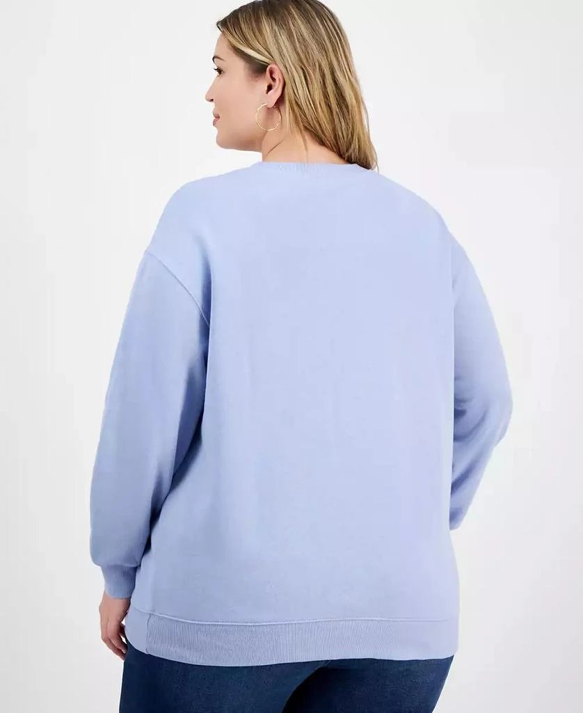 Rebellious One Trendy Plus Size Beaded Butterfly Sweatshirt 4