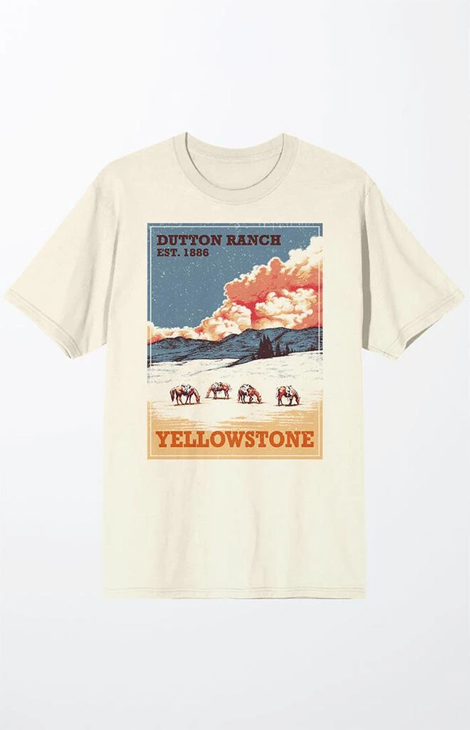 Bioworld Yellowstone Vintage Style T-Shirt 1