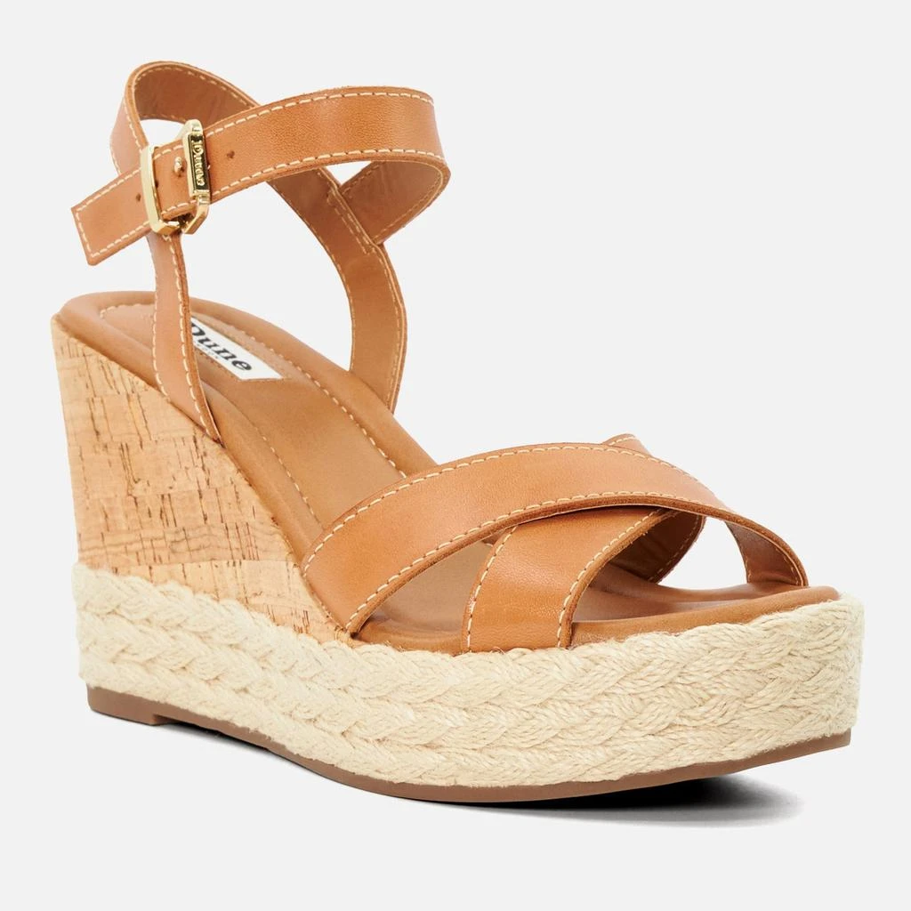 Dune Dune London Women's Kindest Leather Wedge Sandals 2