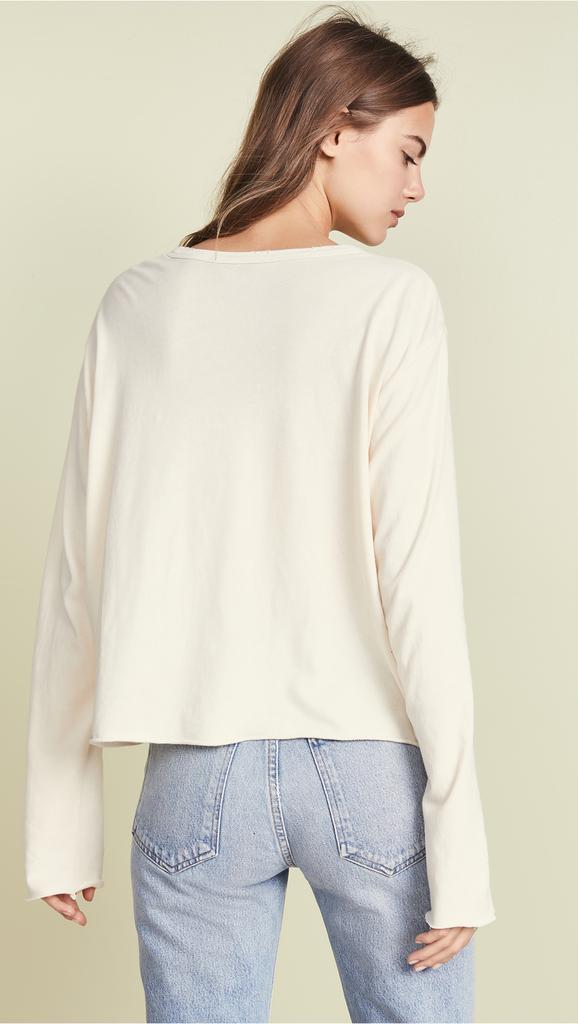 The Great The Long Sleeve Crop Tee