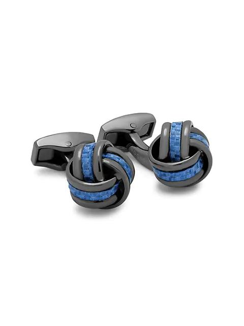 Tateossian Carbon Knot Cufflinks