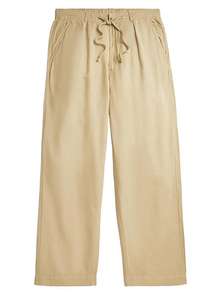 Ralph Lauren Relaxed-Fit Linen-Cotton Pants