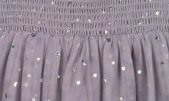 Zunie Kids' Sparkle Flutter Sleeve Mesh Dress 4