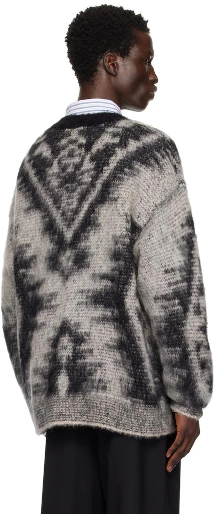 Isabel Marant Black & Beige Fabo Sweater 3