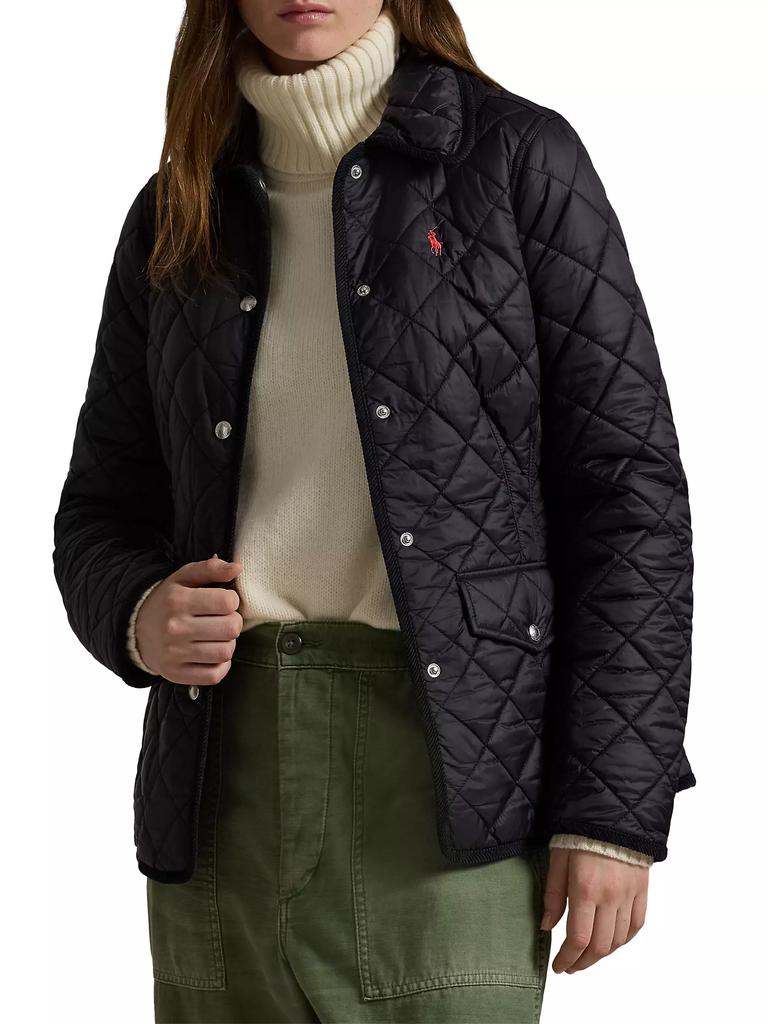 Ralph Lauren Quilted Snap-Front Jacket