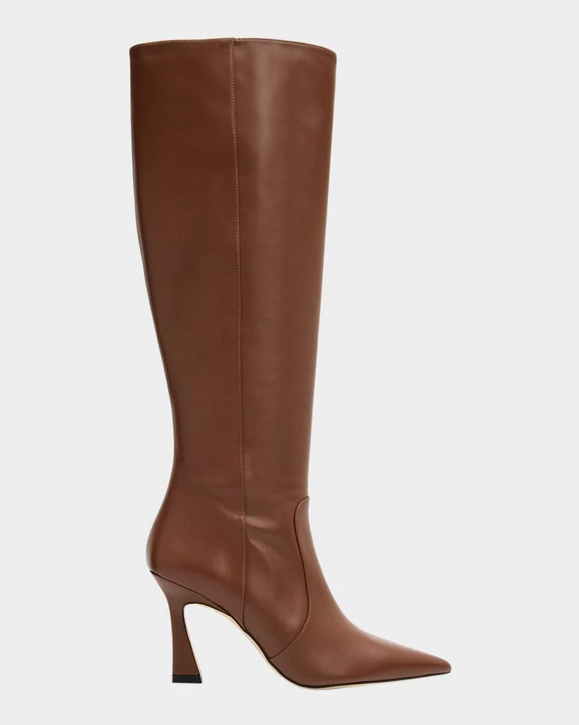 Stuart Weitzman 85mm Vinnie Patent Leather Knee-High Boots