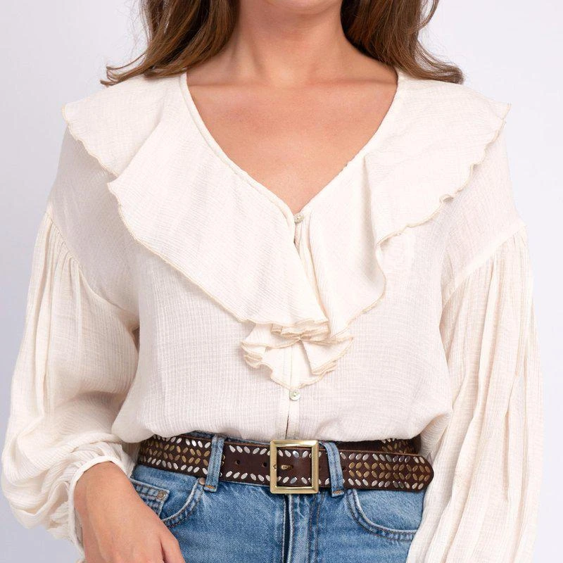 Amsterdam Heritage Naz | Studded Leather Belt 2