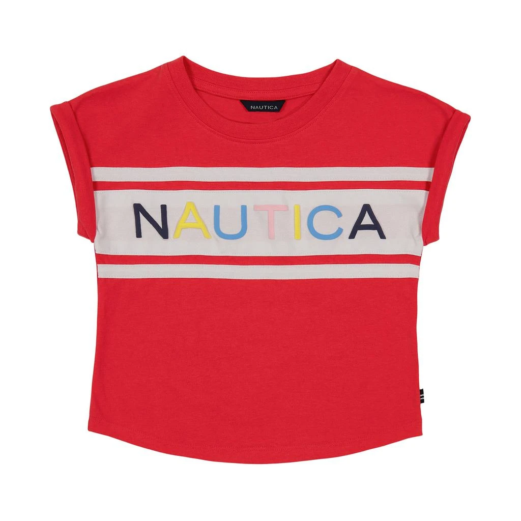 Nautica Girls' Puff Logo T-Shirt (7-16) 4