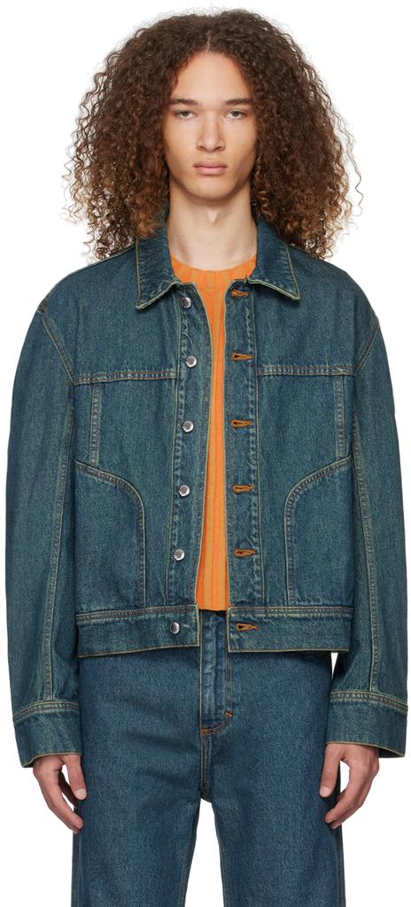 Eckhaus Latta Blue EL Denim Jacket