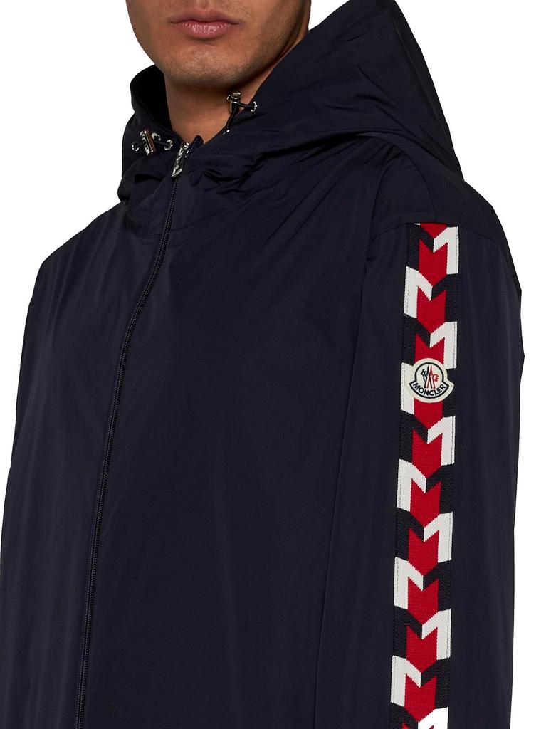 Moncler Moncler Logo Patch Hooded Jacket - Jackets - Compare