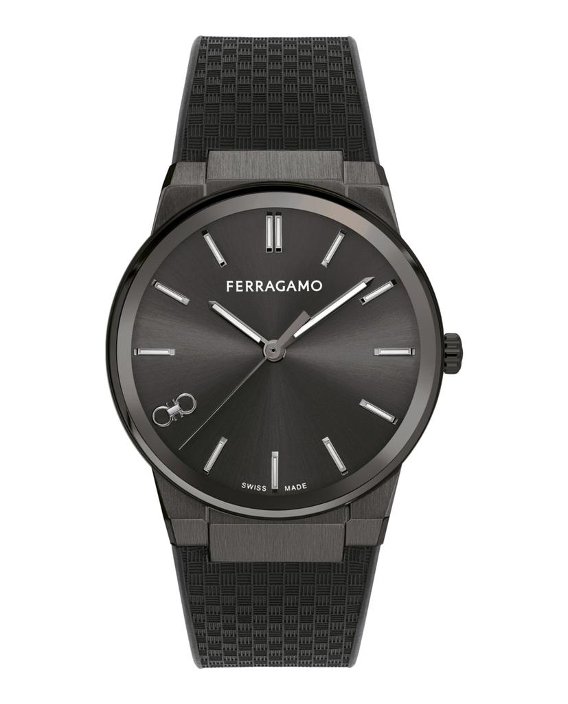 Salvatore Ferragamo Ferragamo Infinity Sapphire Silicone Watch