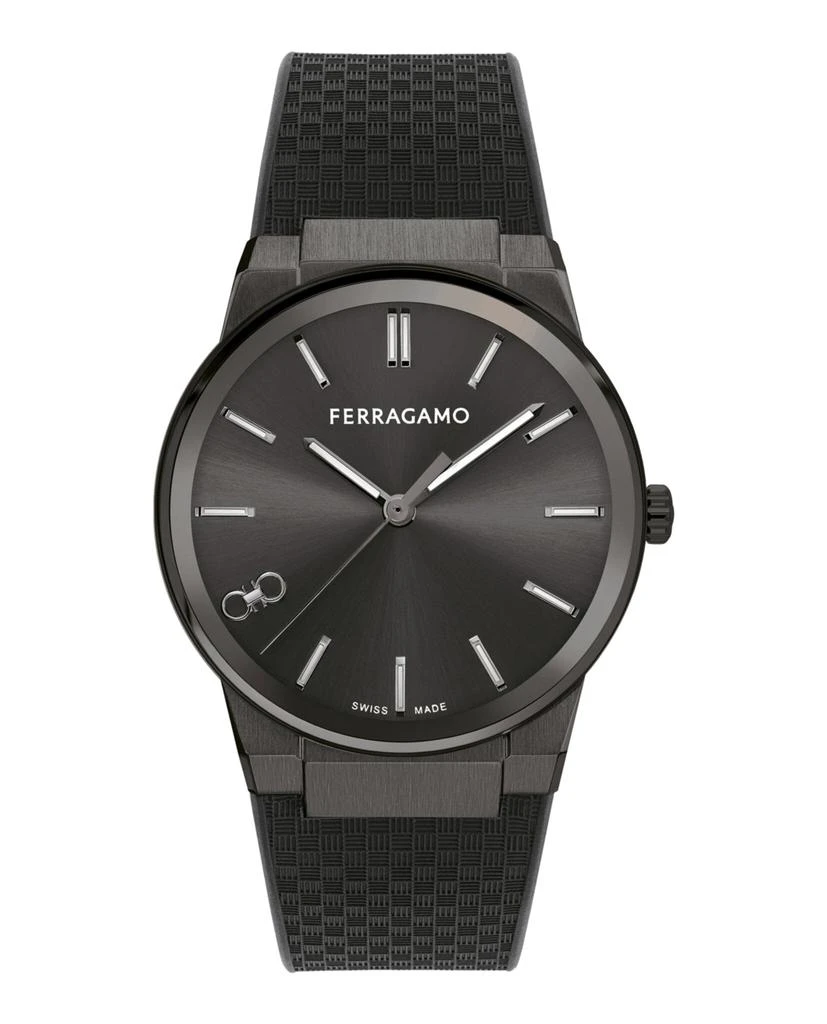 Salvatore Ferragamo Ferragamo Infinity Sapphire Silicone Watch 1