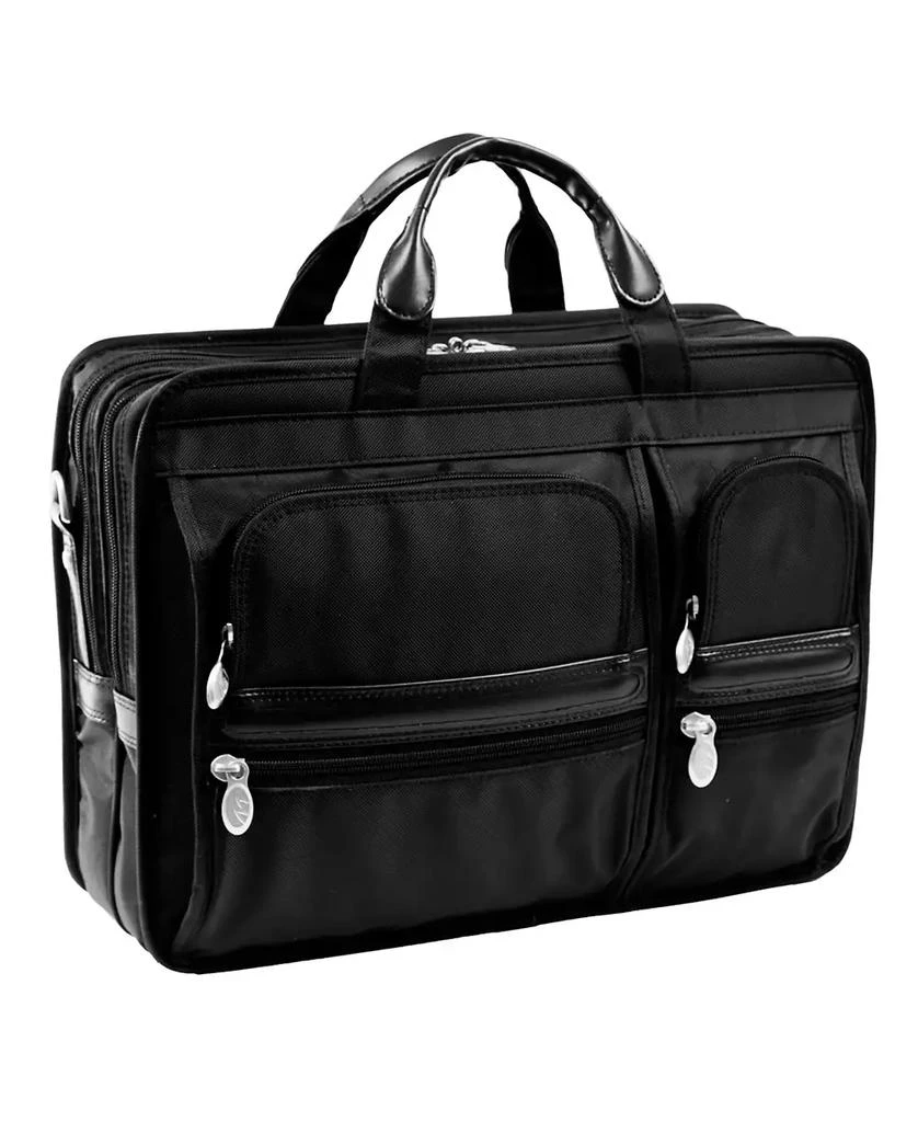 McKlein Hubbard, 15" Double Compartment Laptop Briefcase 3