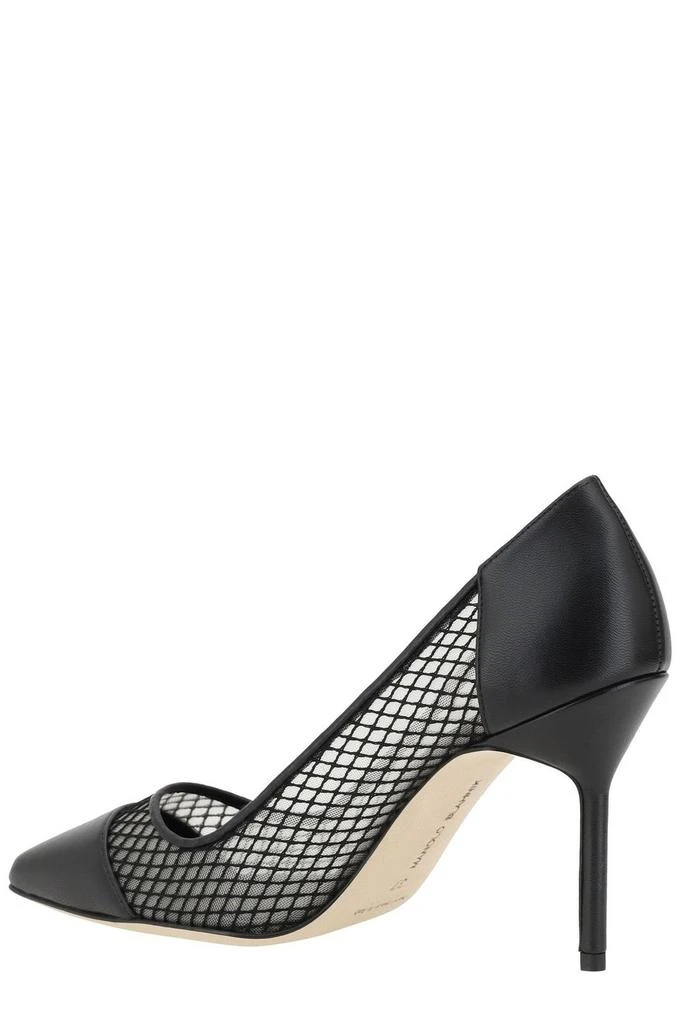 Manolo Blahnik Manolo Blahnik Capcour Mesh-Panelled Pumps 3