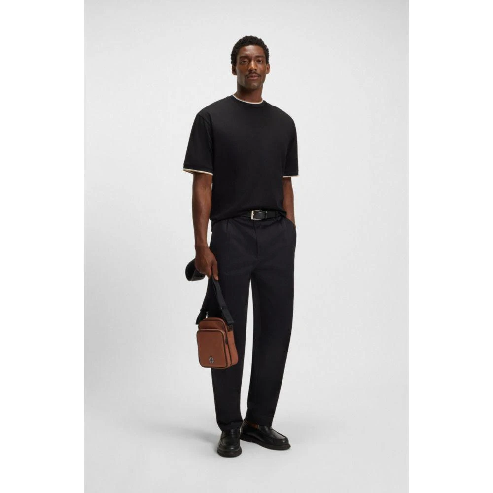 Hugo Boss Twill reporter bag with Double B monogram 2