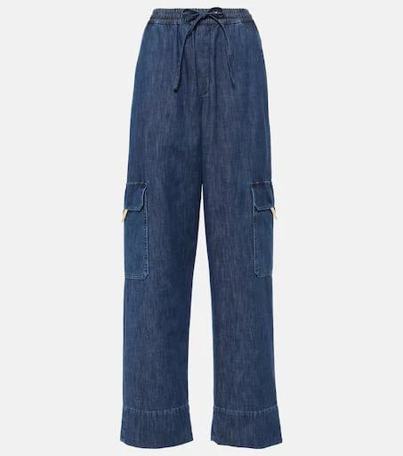 Valentino VGold wide-leg cargo jeans 1