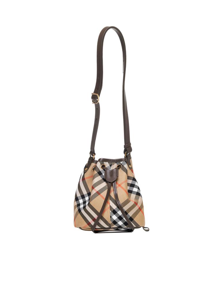 Burberry BURBERRY | Check canvas mini bucket bag | Women Burberry BURBERRY | Check canvas mini bucket bag | Women