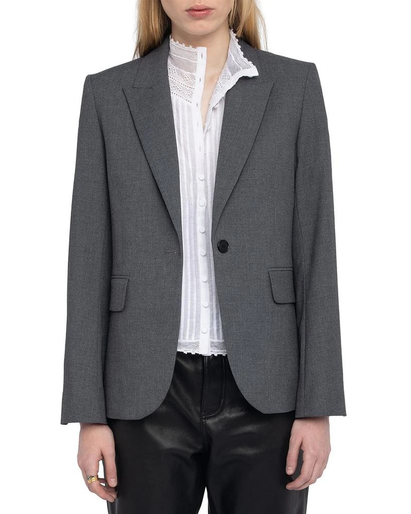 ZADIG & VOLTAIRE Vavy Chine Strass Blazer 1